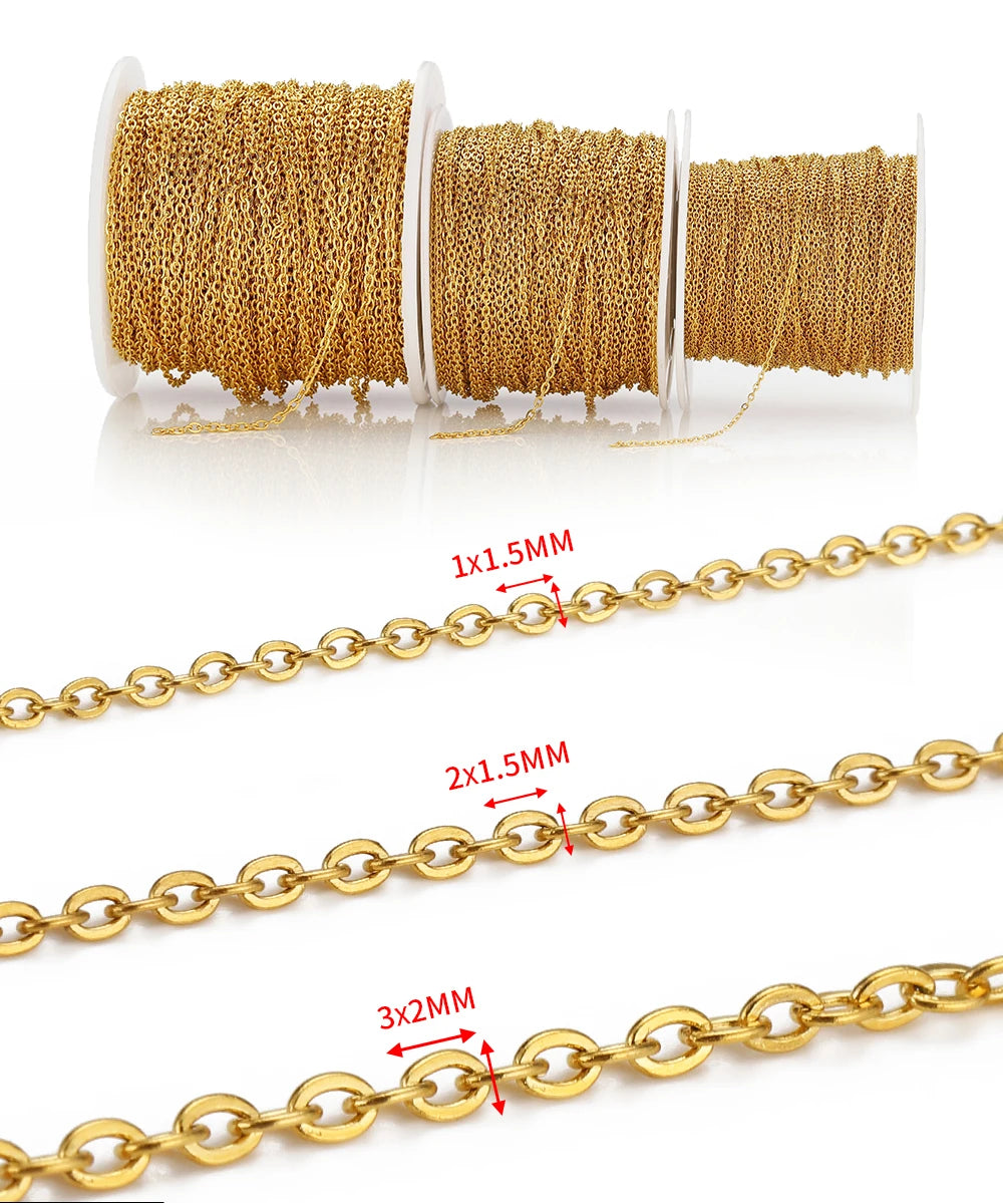 ✨ Chaîne en Acier Inoxydable 10 mètres