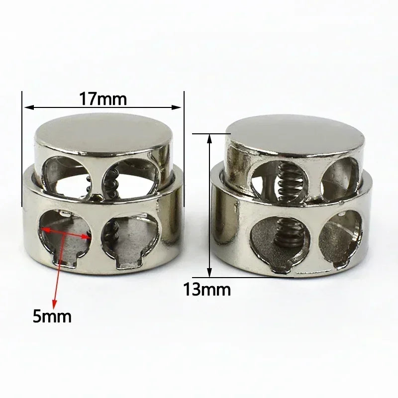🔩 10pcs Bloque-Cordon Métal à Ressort