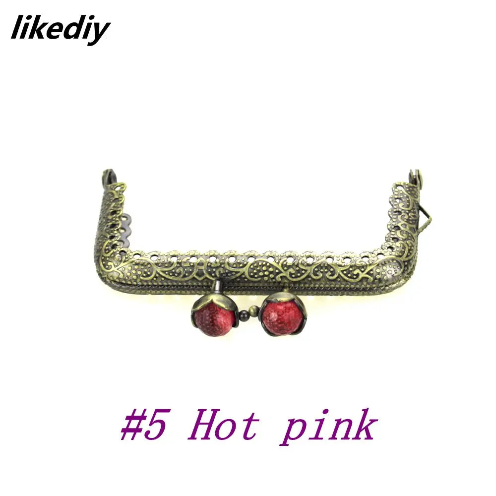 👛 Lot de 10 Fermoirs Carrés 8,5 cm