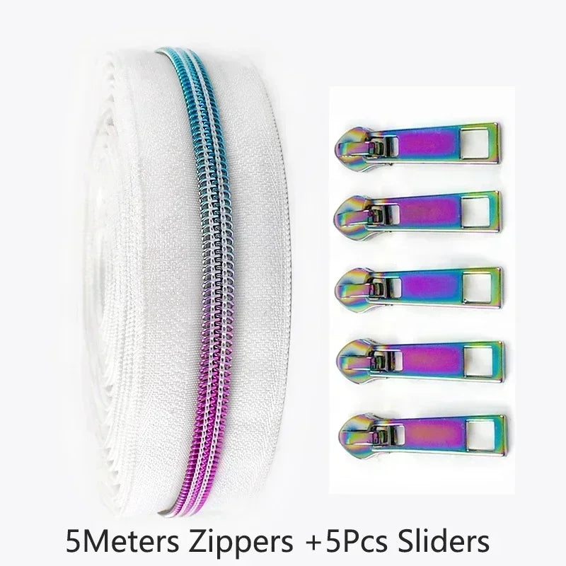 🧵 Fermeture Éclair Nylon + Curseurs inclus