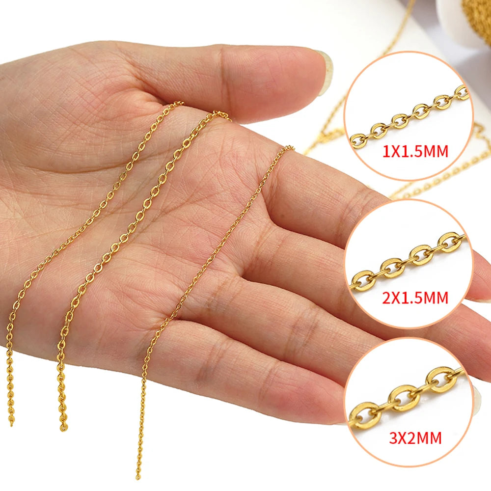 ✨ Chaîne en Acier Inoxydable 10 mètres