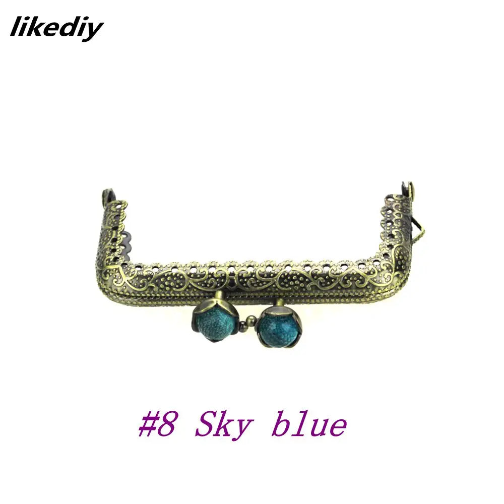 👛 Lot de 10 Fermoirs Carrés 8,5 cm