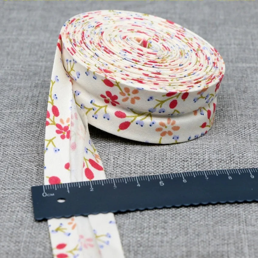 🌸 Biais Fleuri 100% Coton