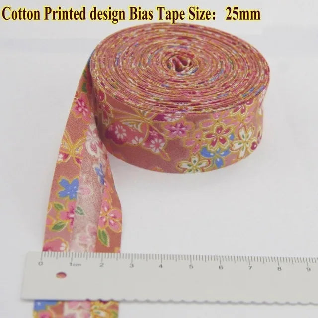 🌸 Biais Fleuri 100% Coton