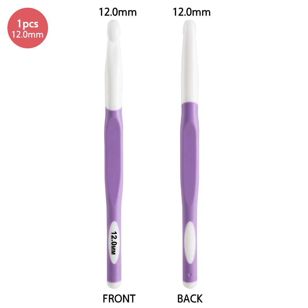 🧶 Crochets Ergonomiques Multicolores – 6 à 20 mm ✨