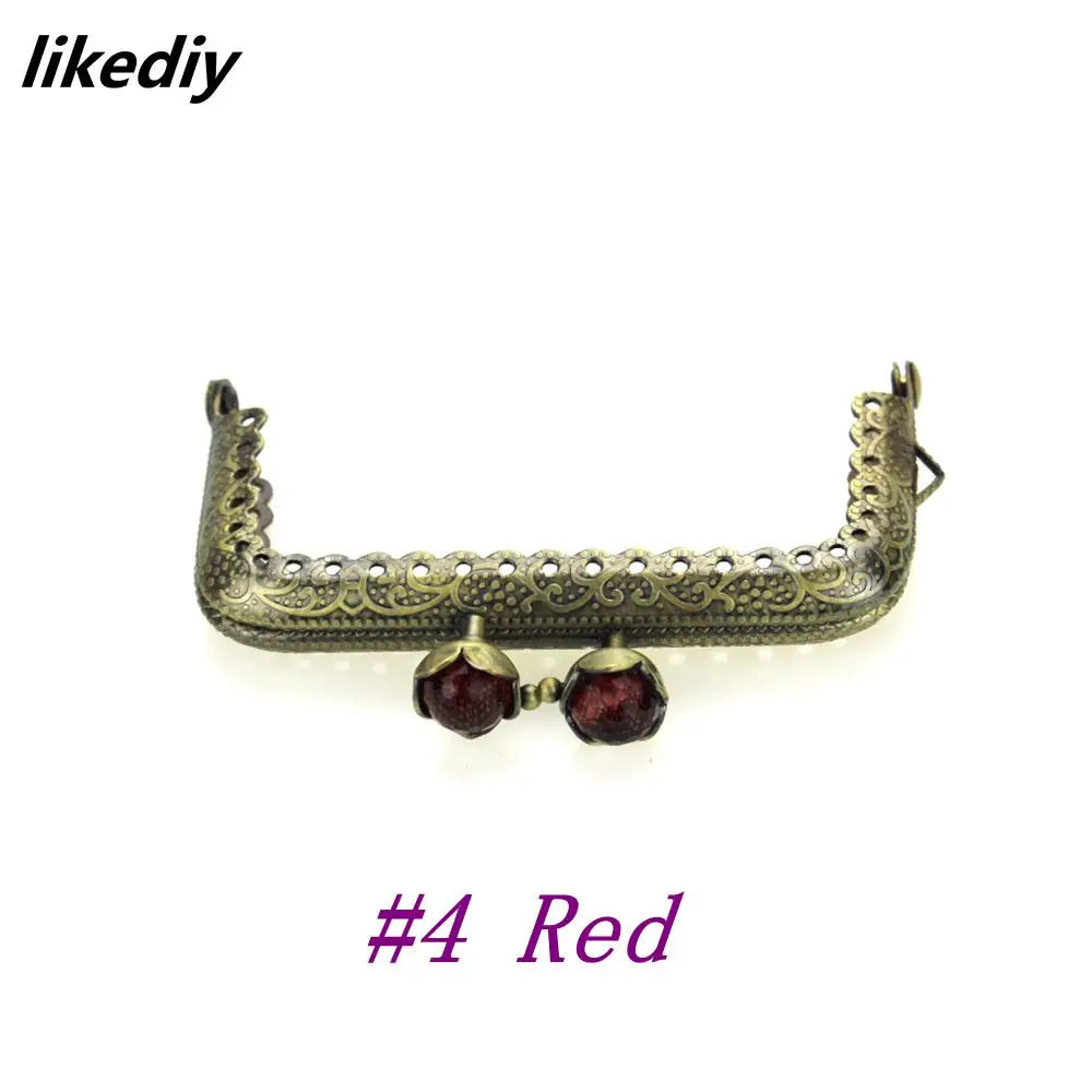 👛 Lot de 10 Fermoirs Carrés 8,5 cm