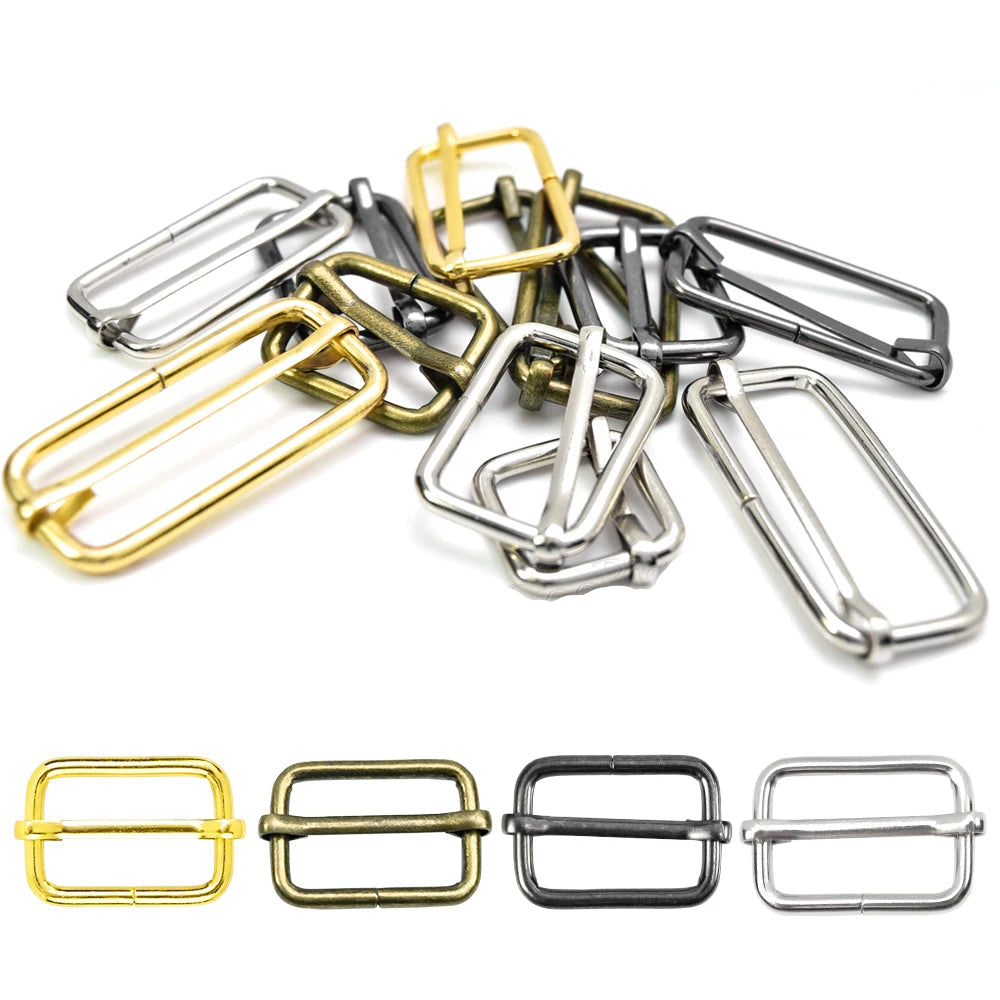 🎯 Lot de 10 Boucles Coulissantes Métal