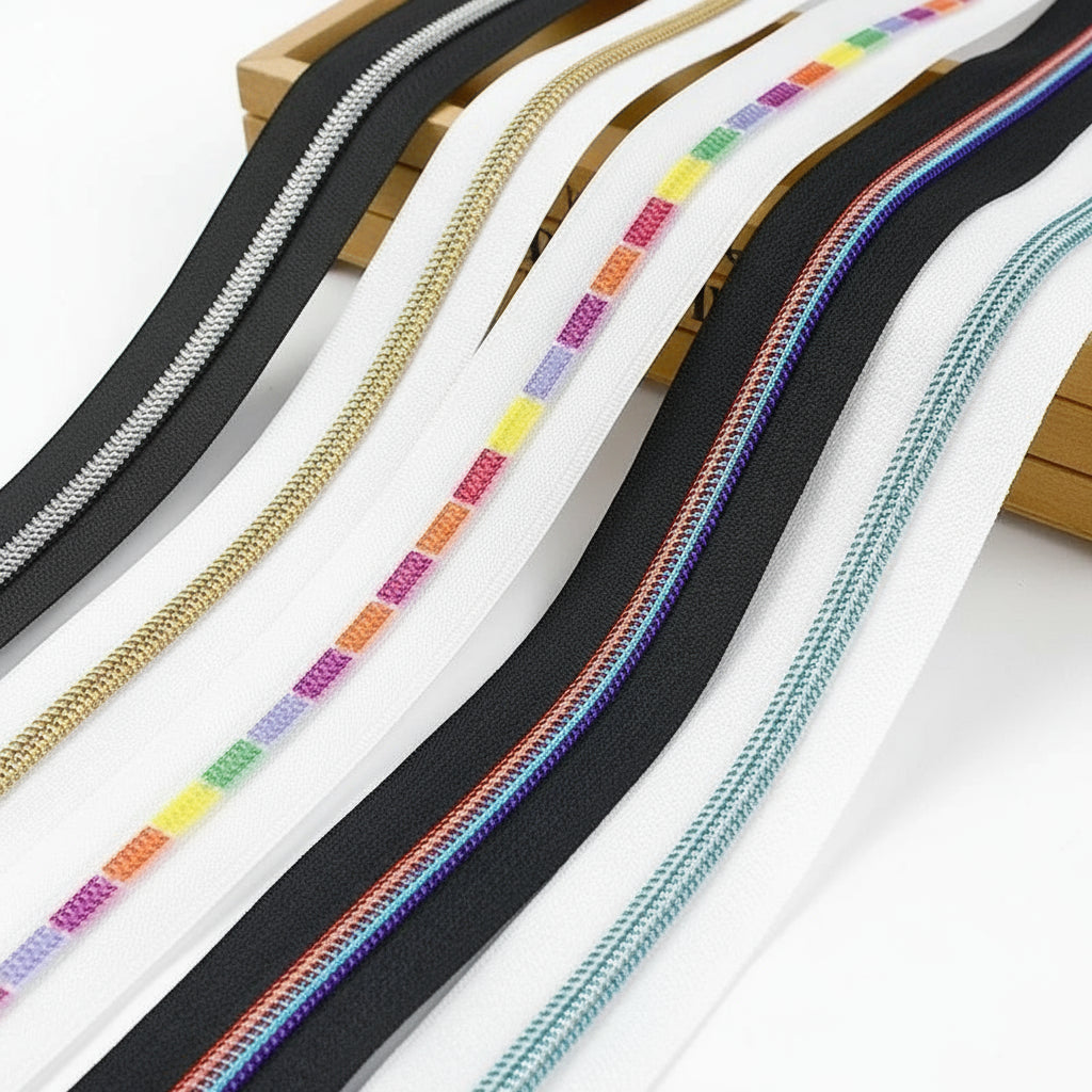 🧵 Fermeture Éclair Nylon + Curseurs inclus