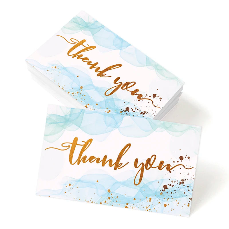 💌 Cartes "Merci pour votre commande" – 50 pièces