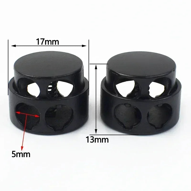 🔩 10pcs Bloque-Cordon Métal à Ressort