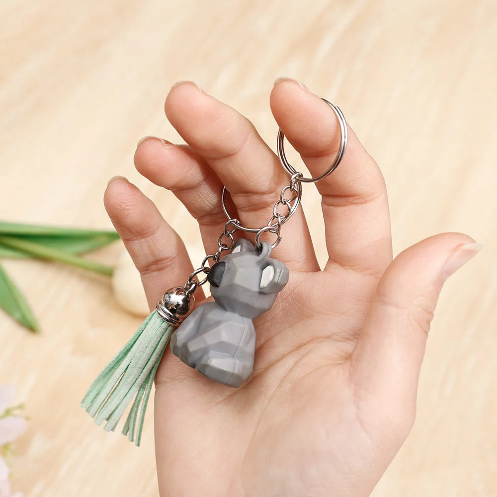 🔑 20 à 100pcs Anneaux Porte-Clés Métal