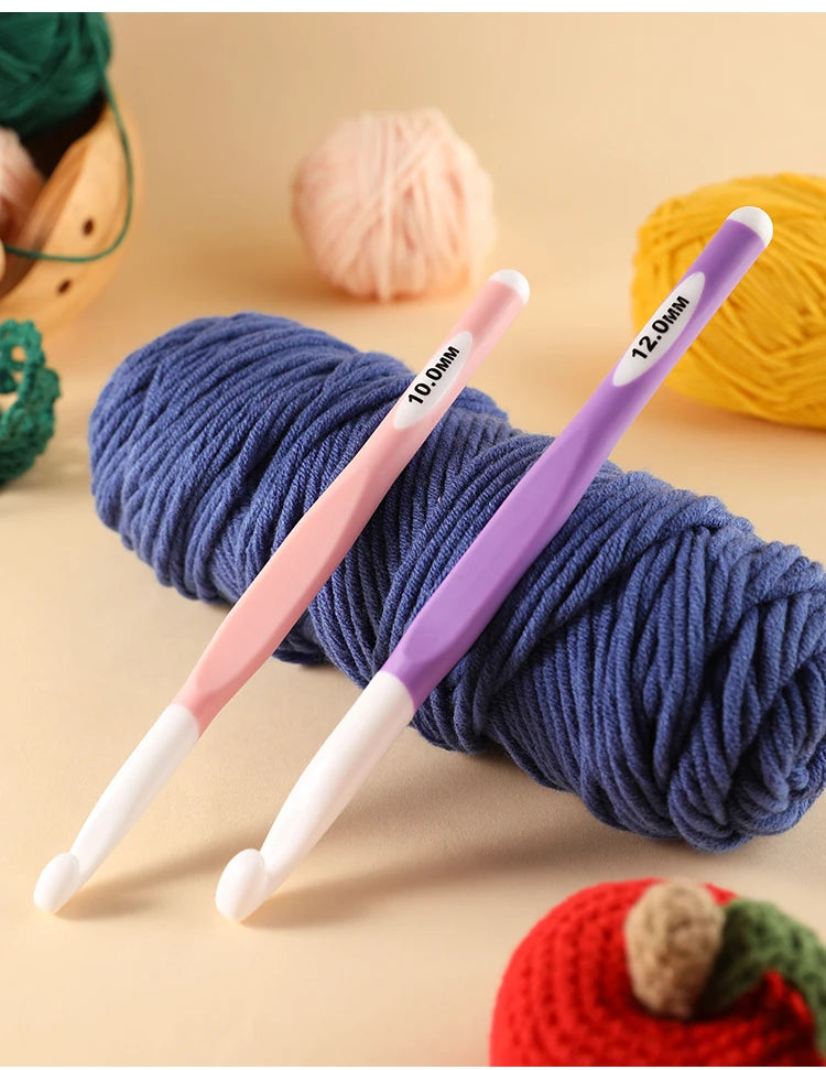 🧶 Crochets Ergonomiques Multicolores – 6 à 20 mm ✨
