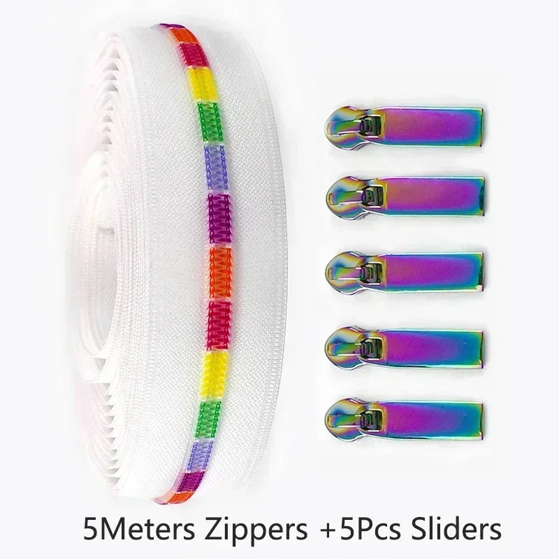 🧵 Fermeture Éclair Nylon + Curseurs inclus