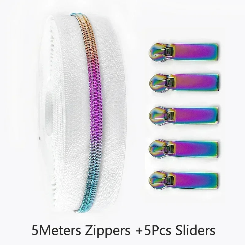 🧵 Fermeture Éclair Nylon + Curseurs inclus