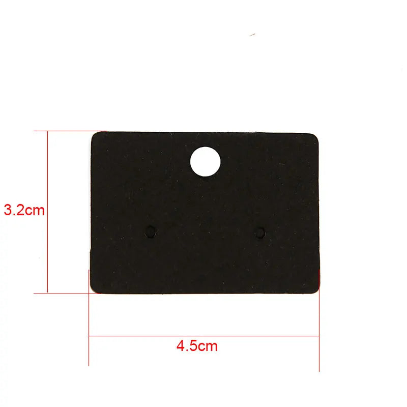 📦 50pcs Cartes Présentoirs Bijoux