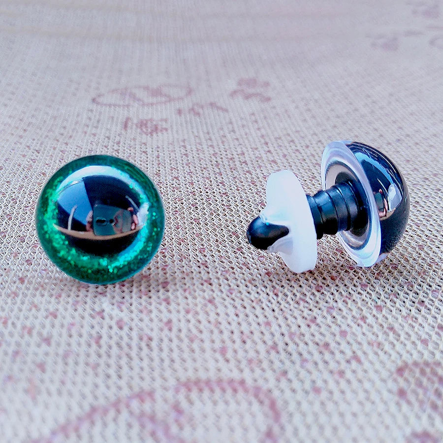 ✨ Lot de 20 Yeux de Sécurité 3D Pailletés