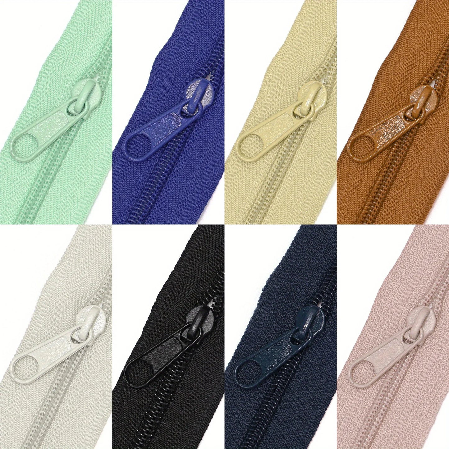 🧵 Set Fermeture Éclair – 4,5 mètres + 10 Curseurs assortis