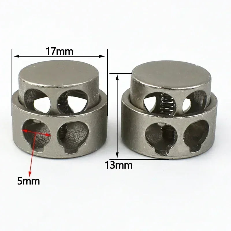 🔩 10pcs Bloque-Cordon Métal à Ressort
