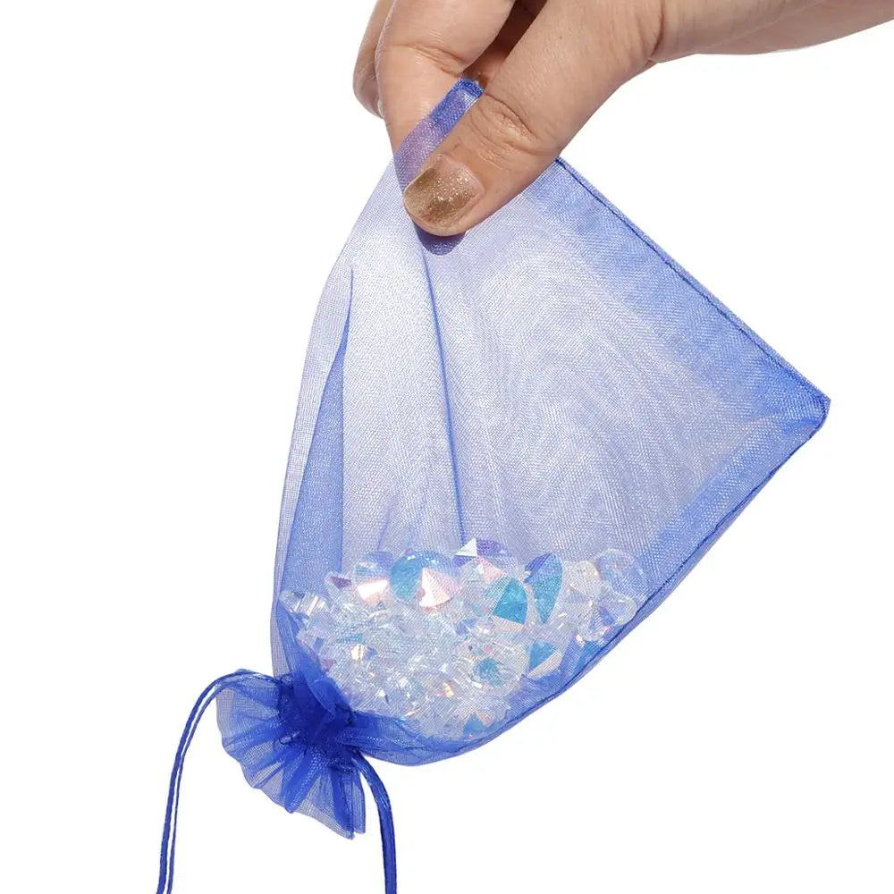 🎁 100pcs Sacs en Organza 9x12cm