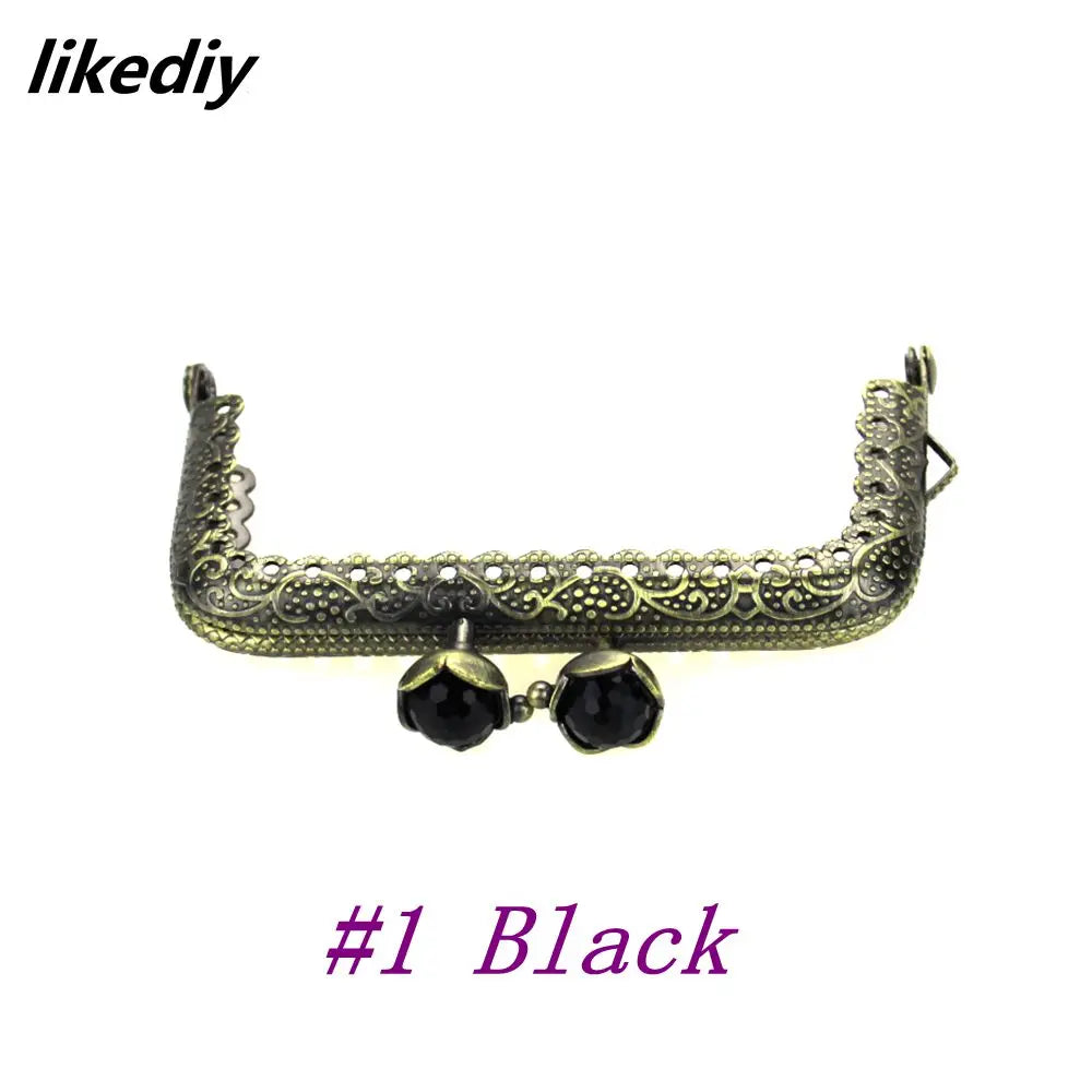 👛 Lot de 10 Fermoirs Carrés 8,5 cm