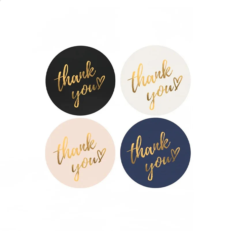 💙 Stickers “Thank You” – 50 à 500 pcs