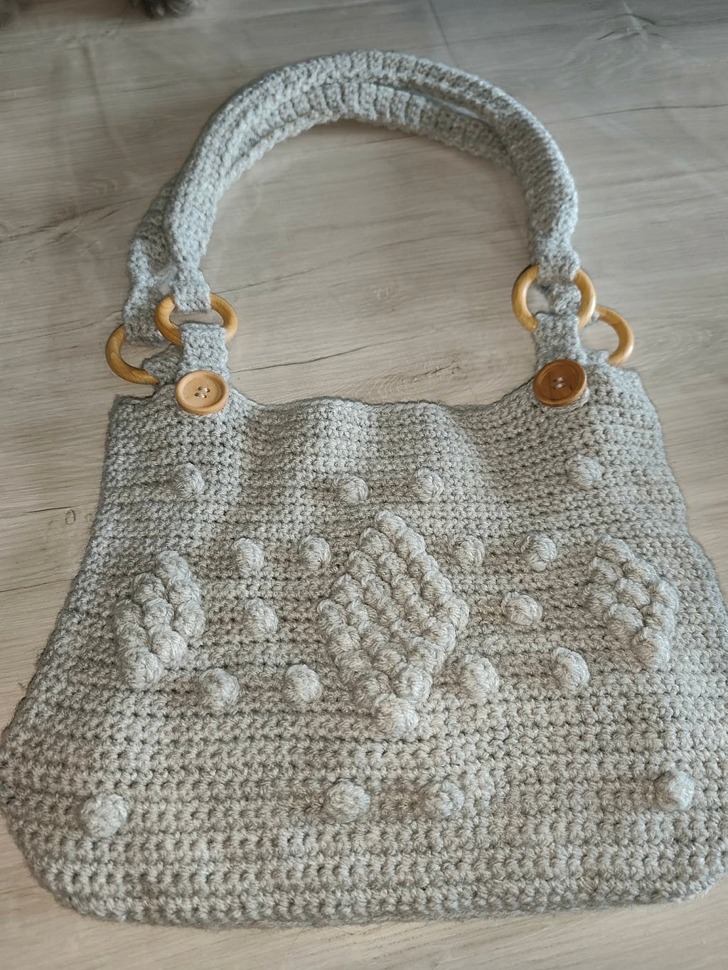 👜 Sac au crochet point popcorn