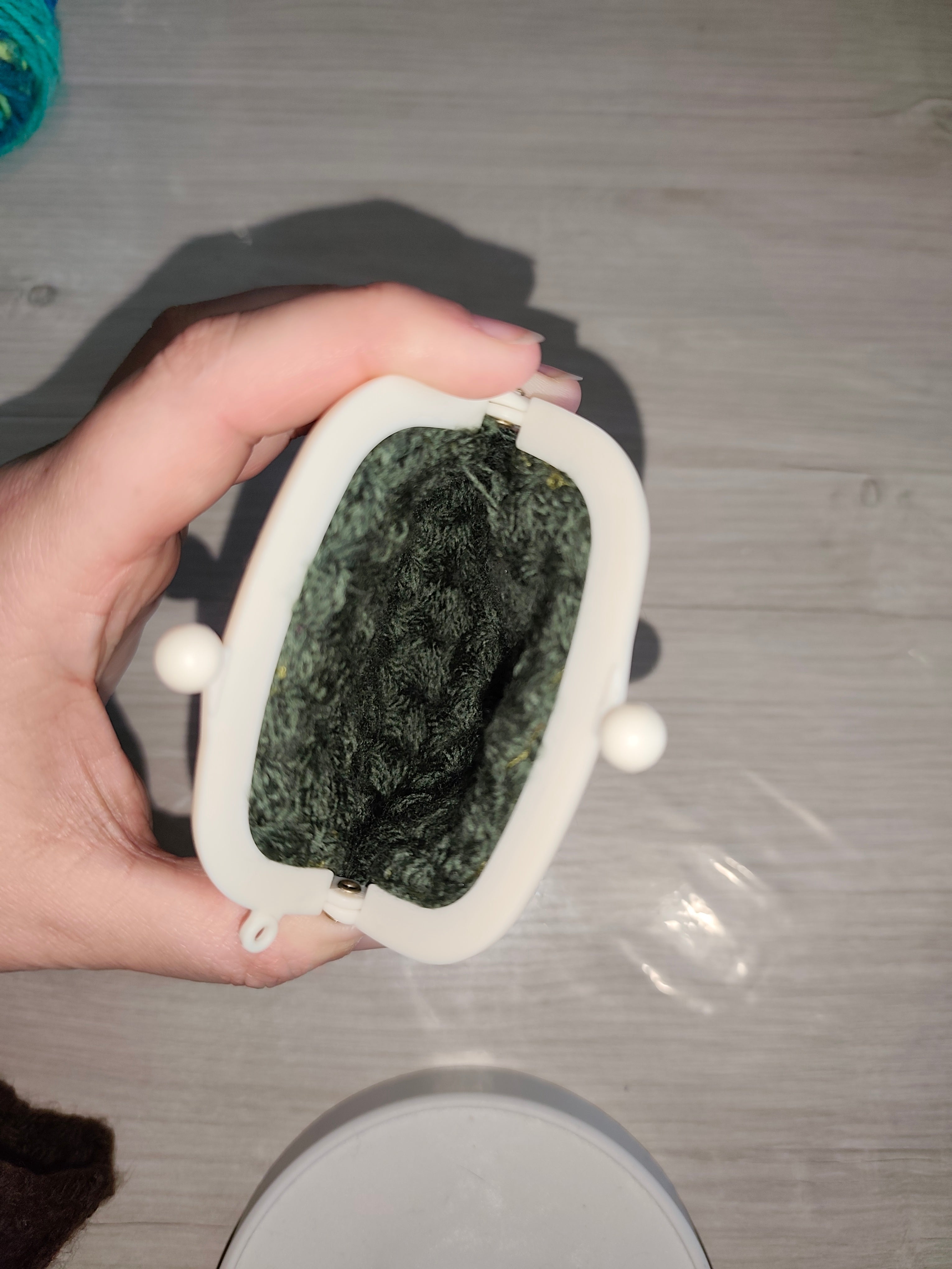 Porte‑monnaie au crochet Point Jasmin