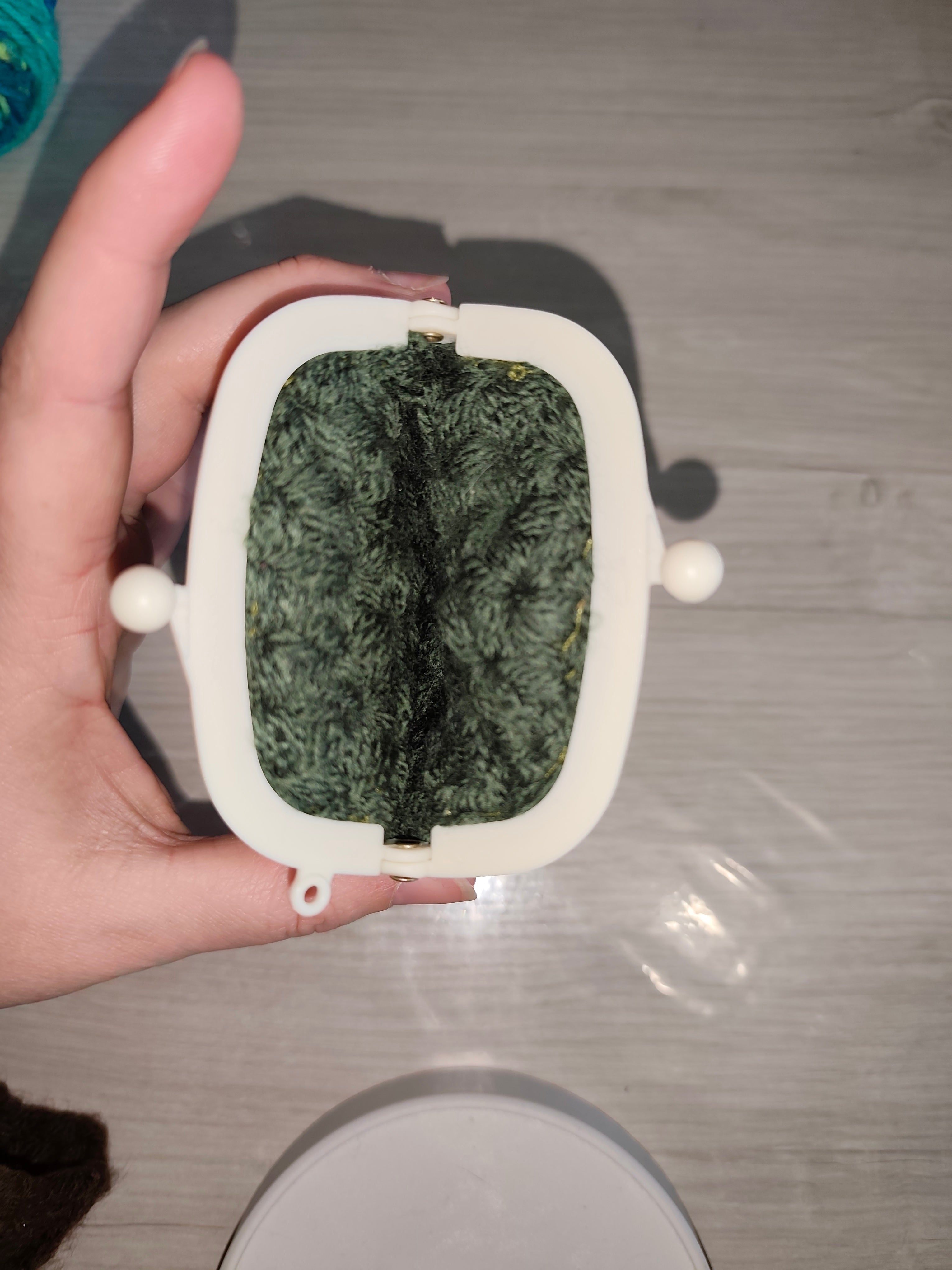 Porte‑monnaie au crochet Point Jasmin