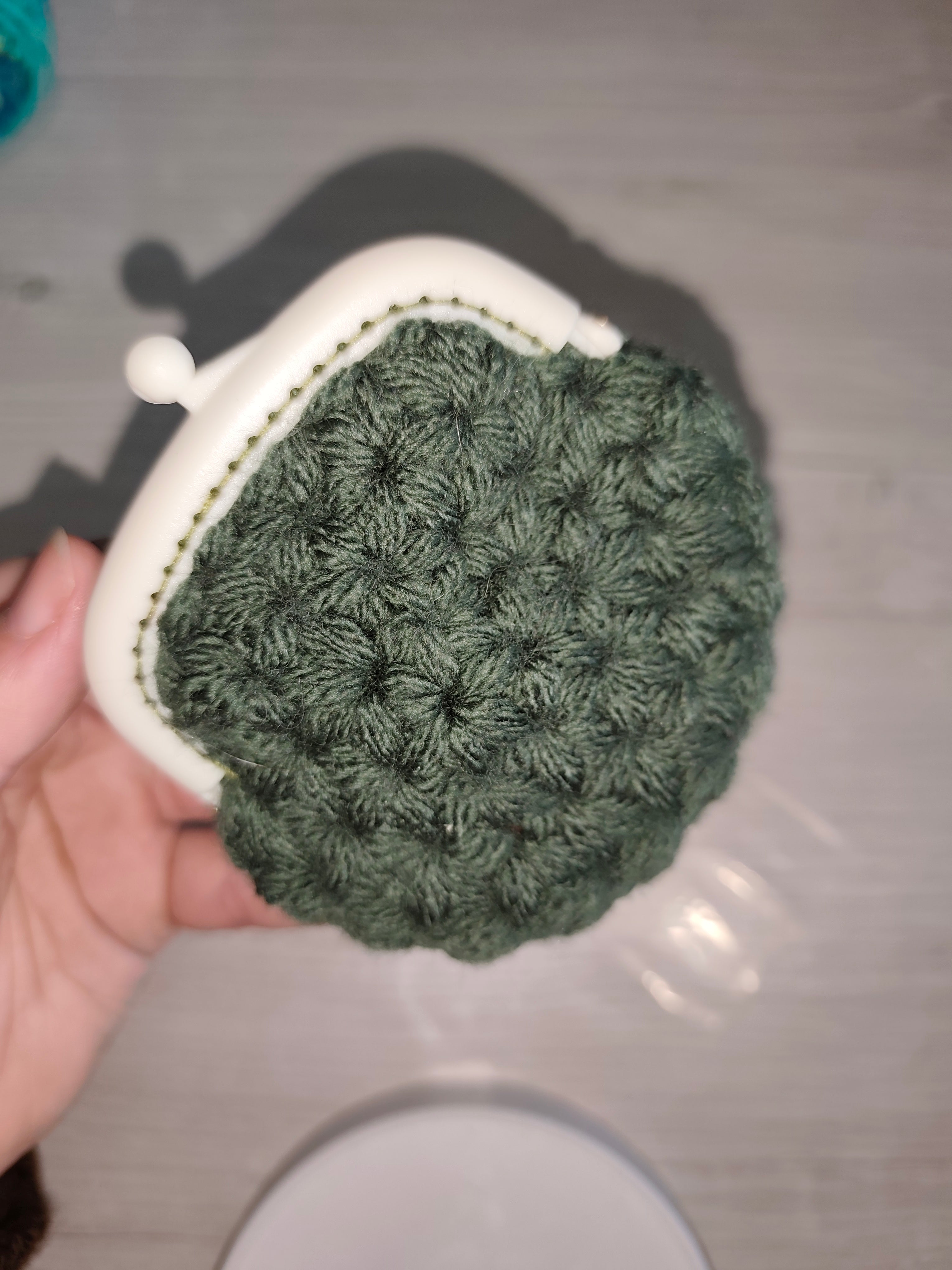 Porte‑monnaie au crochet Point Jasmin