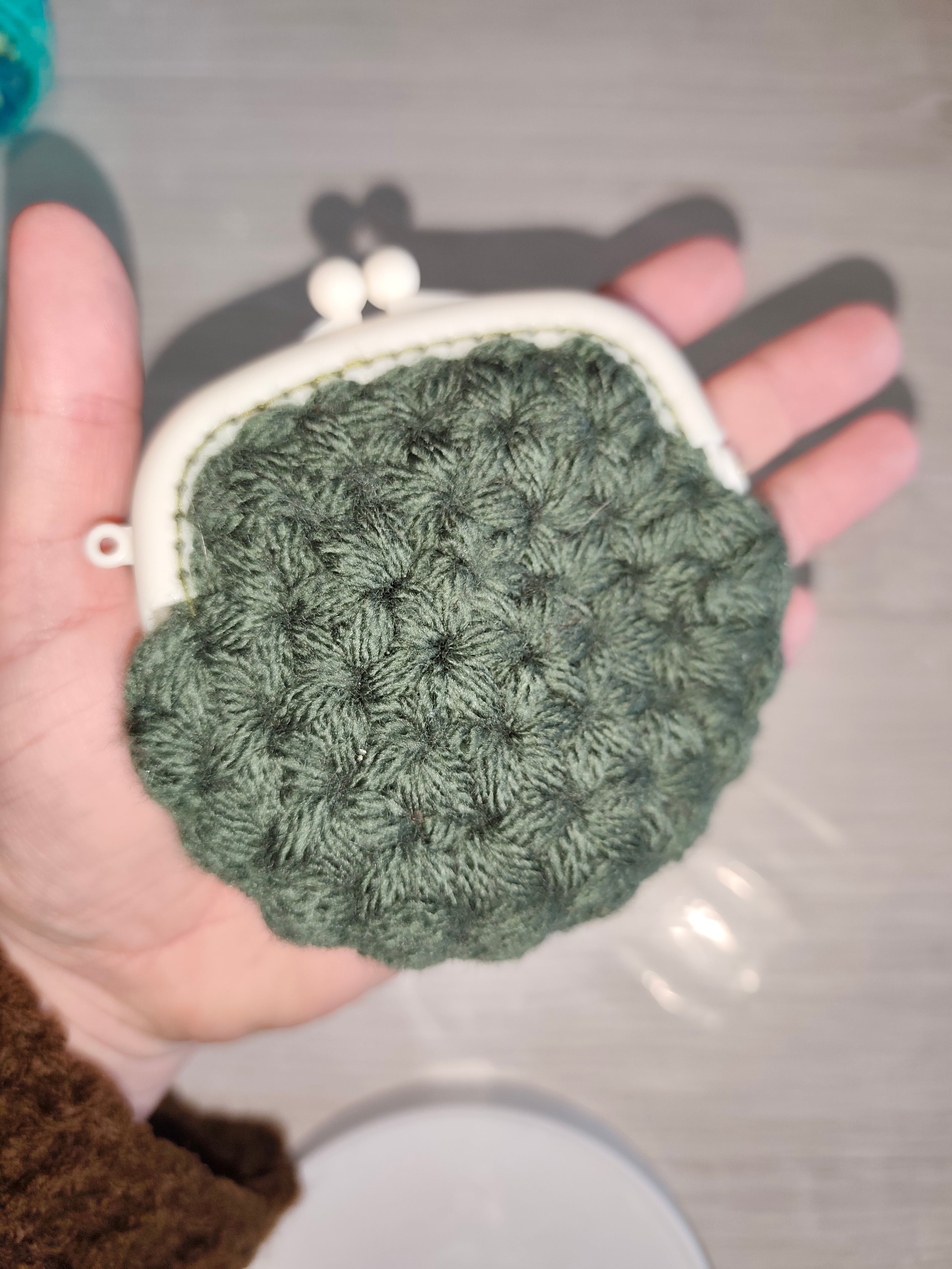 Porte‑monnaie au crochet Point Jasmin