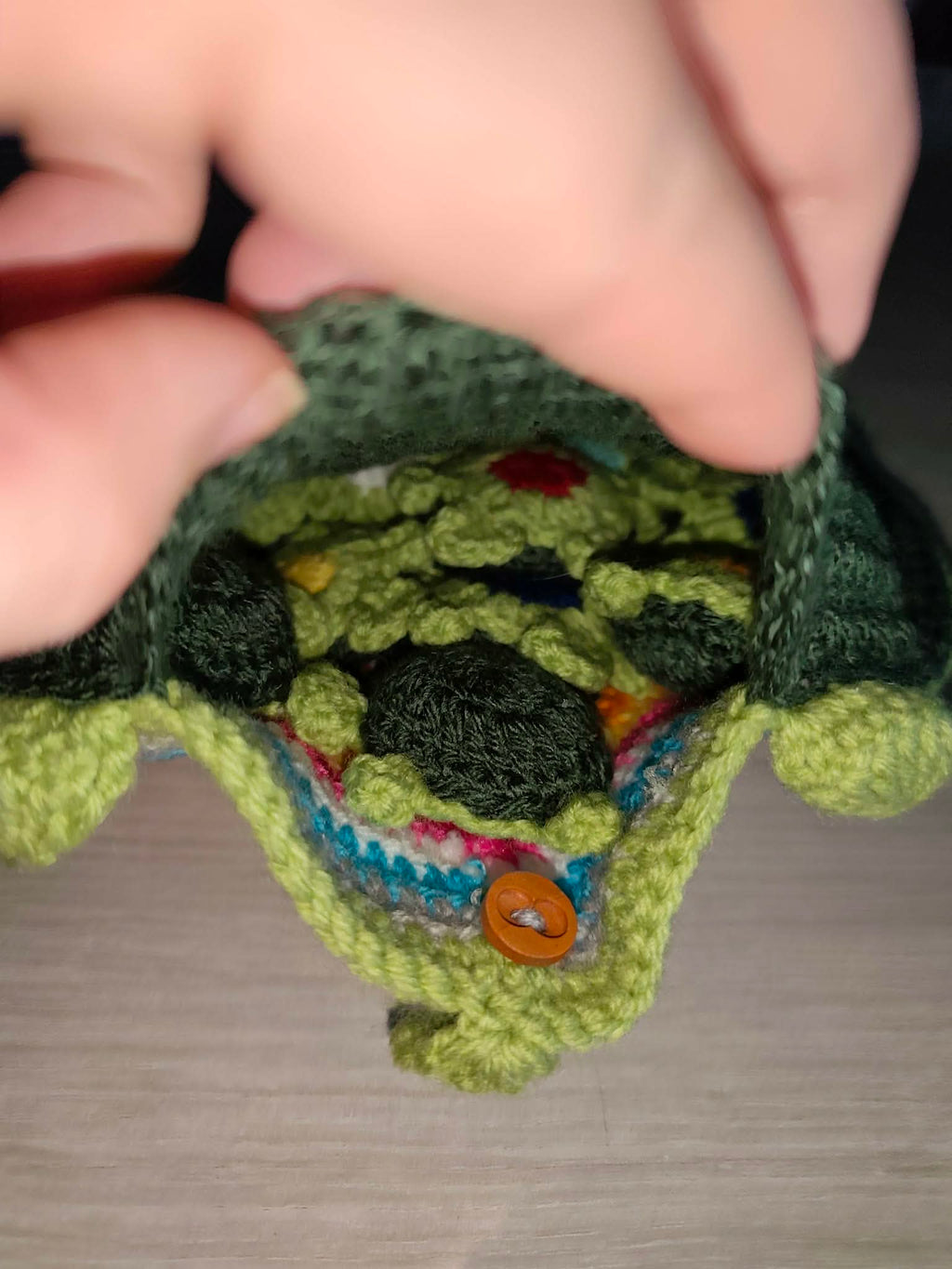Tortue memory au crochet