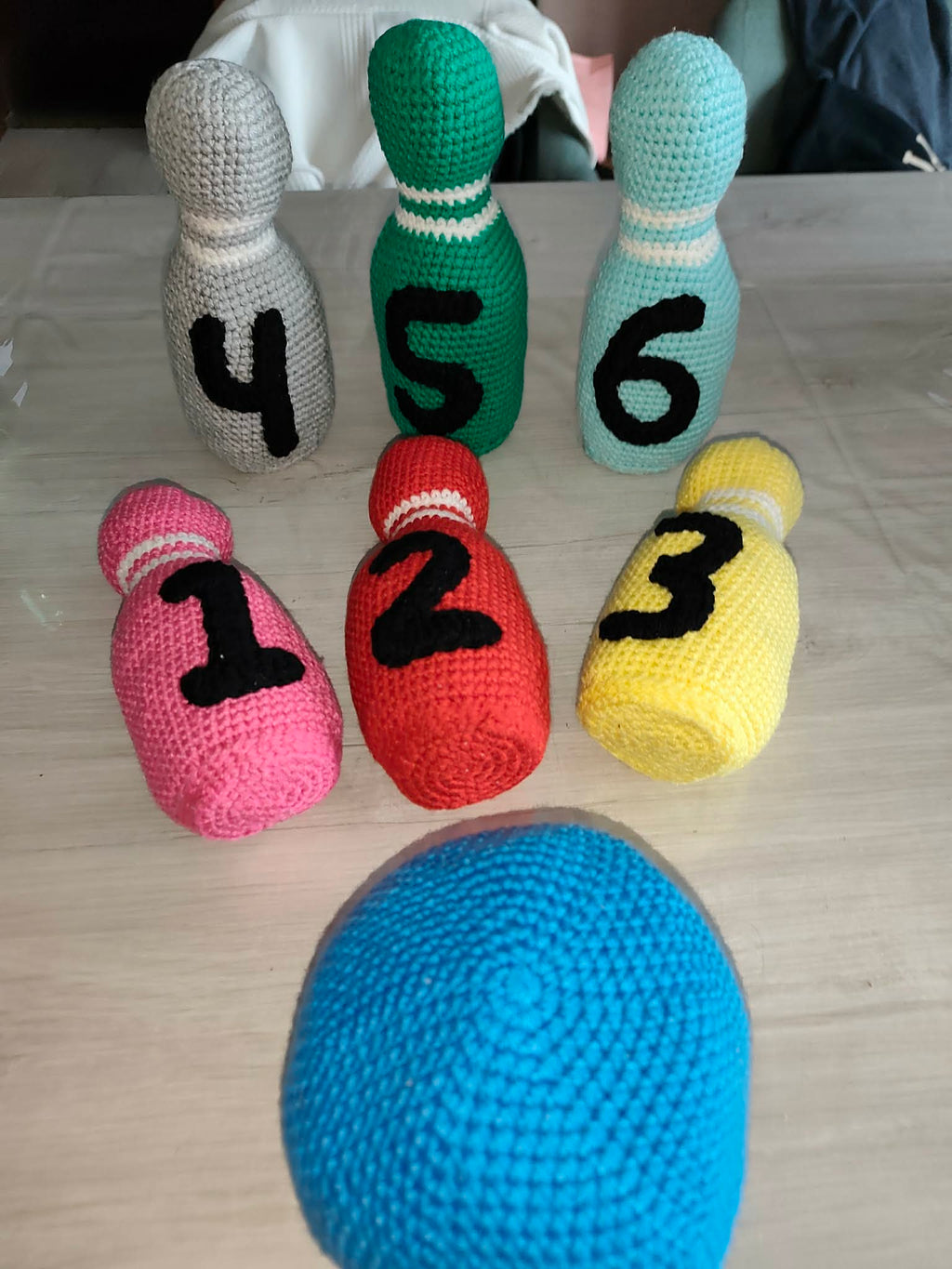 🎀 Jeu de quilles au crochet
