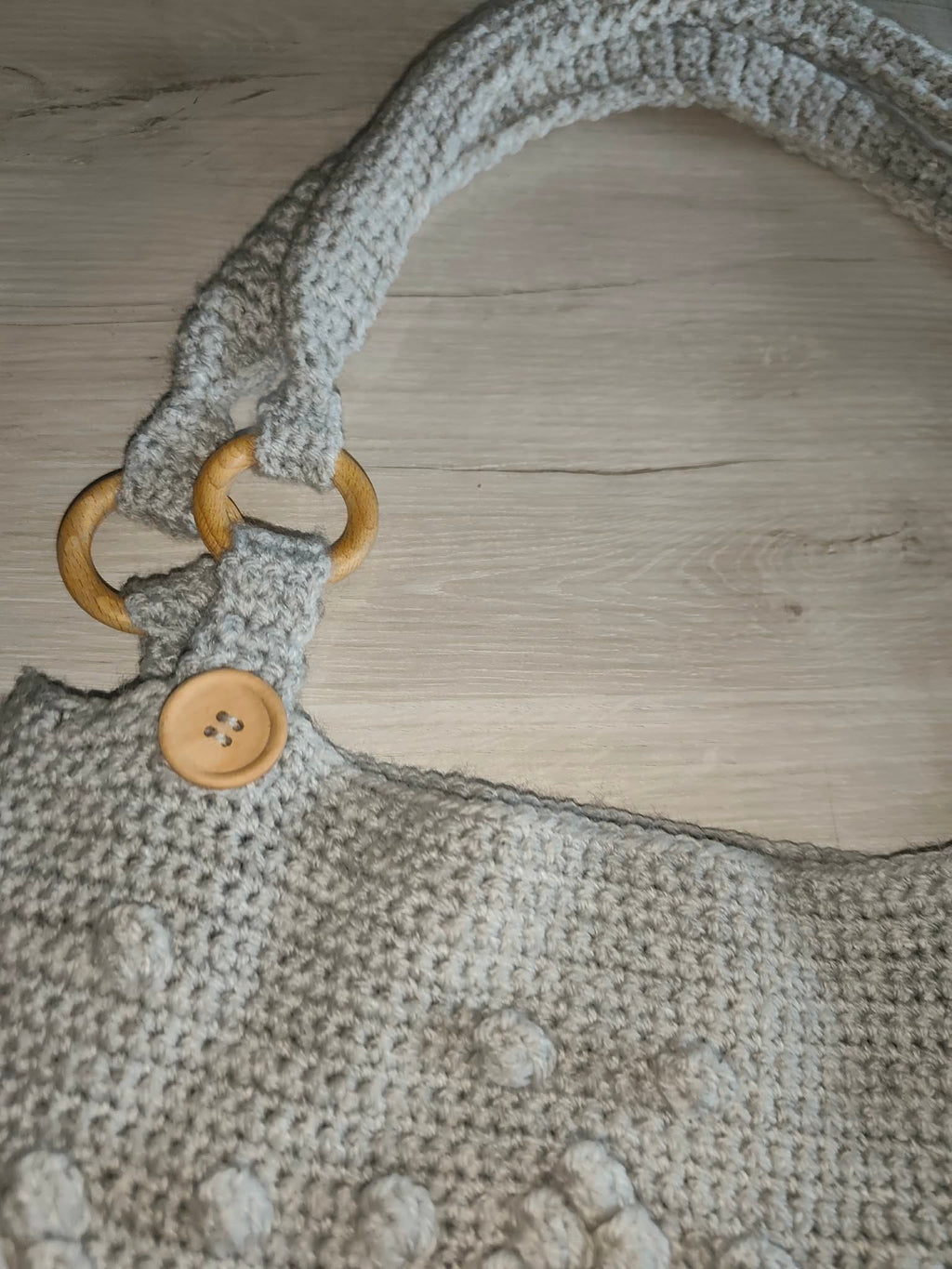 👜 Sac au crochet point popcorn