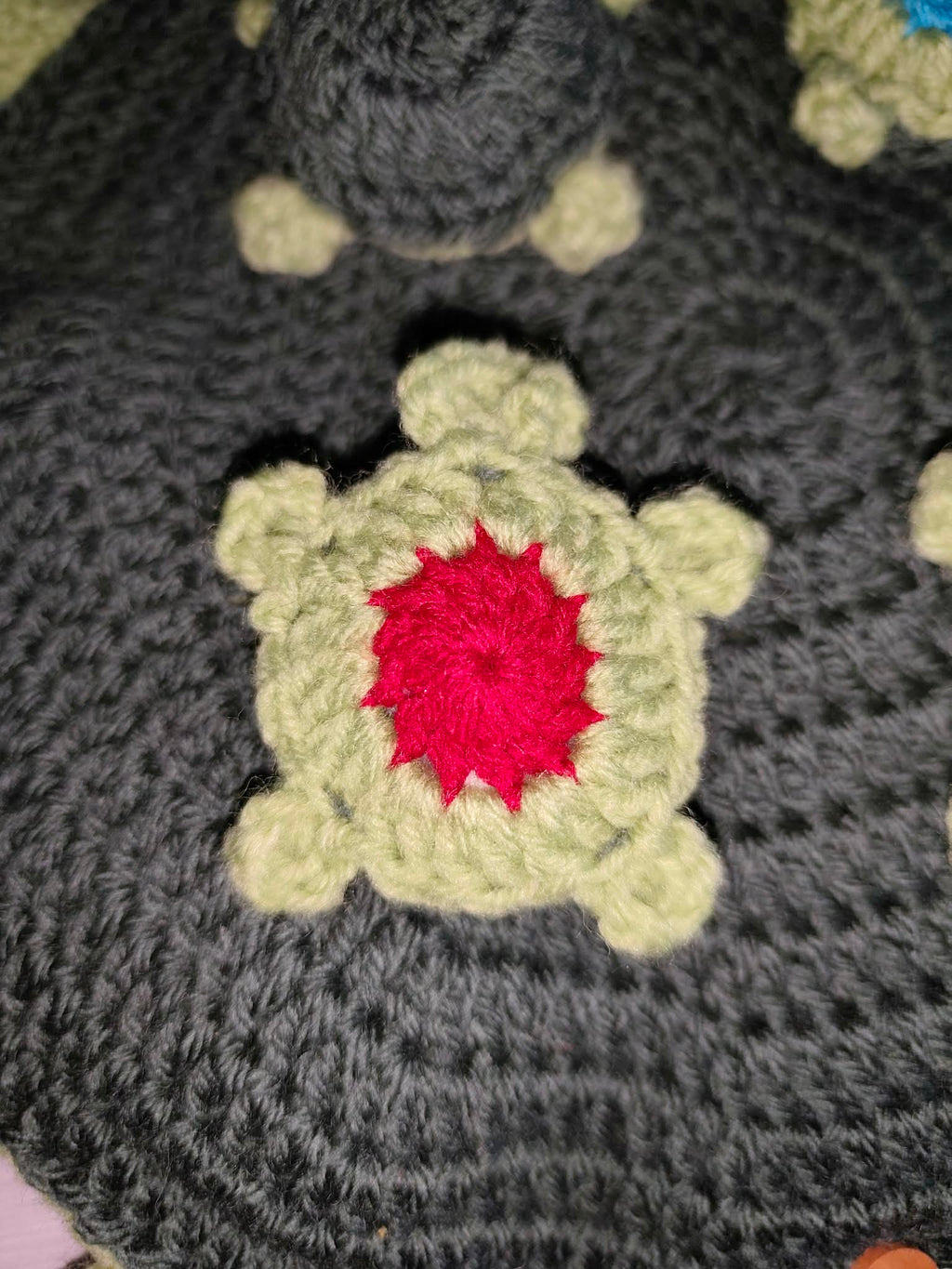 Tortue memory au crochet
