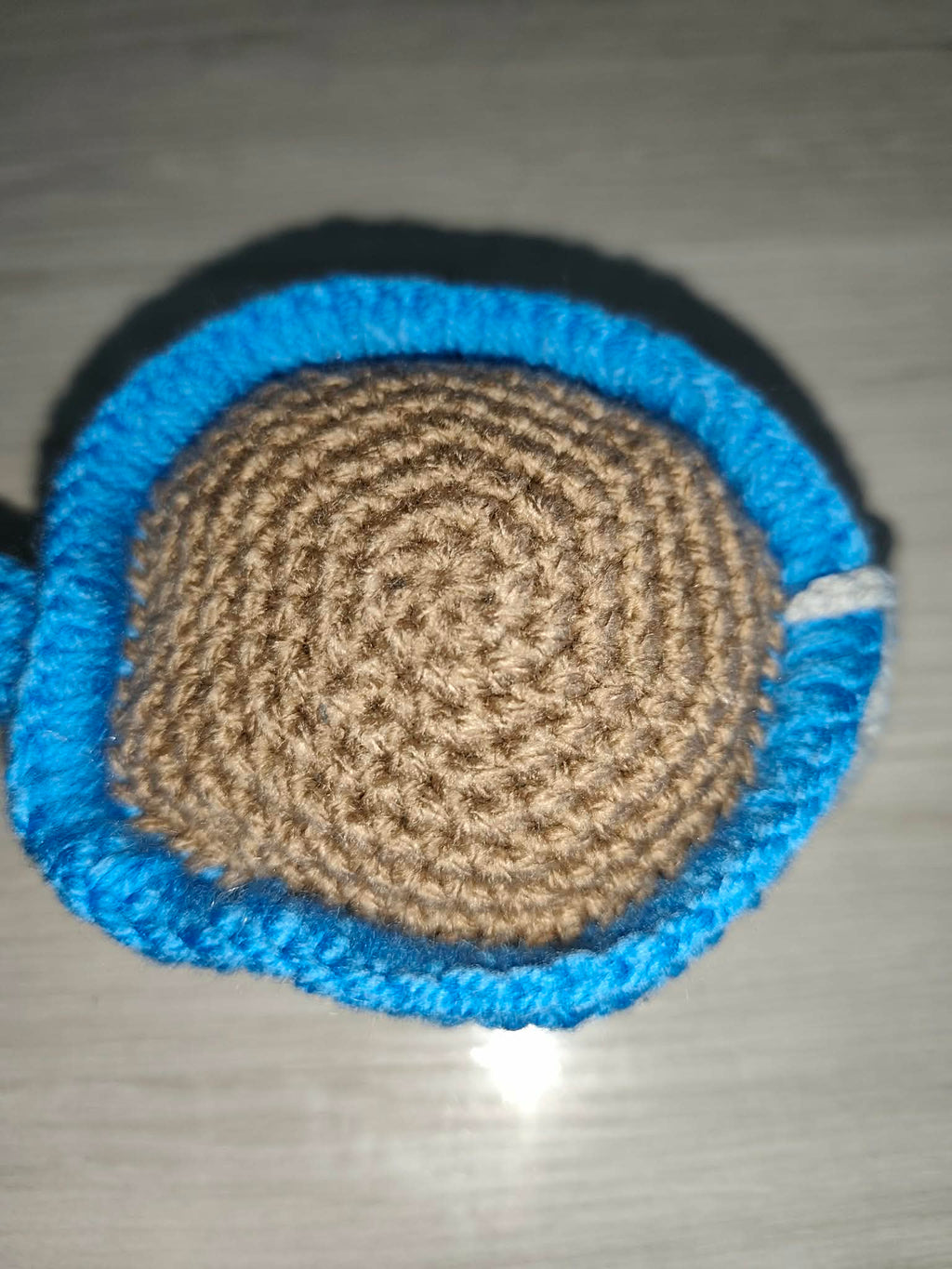 ☕ Tasse à thé au crochet – organiseur d’accessoires 🧶