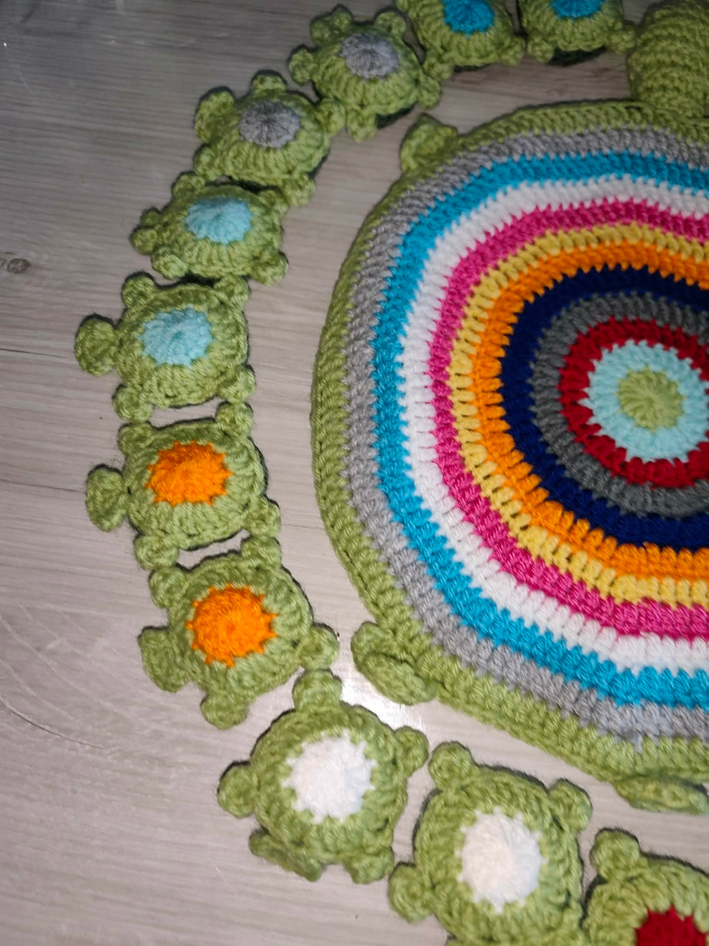 Tortue memory au crochet