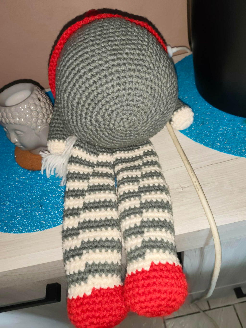 🎄 Gnome de Noël grand format au crochet