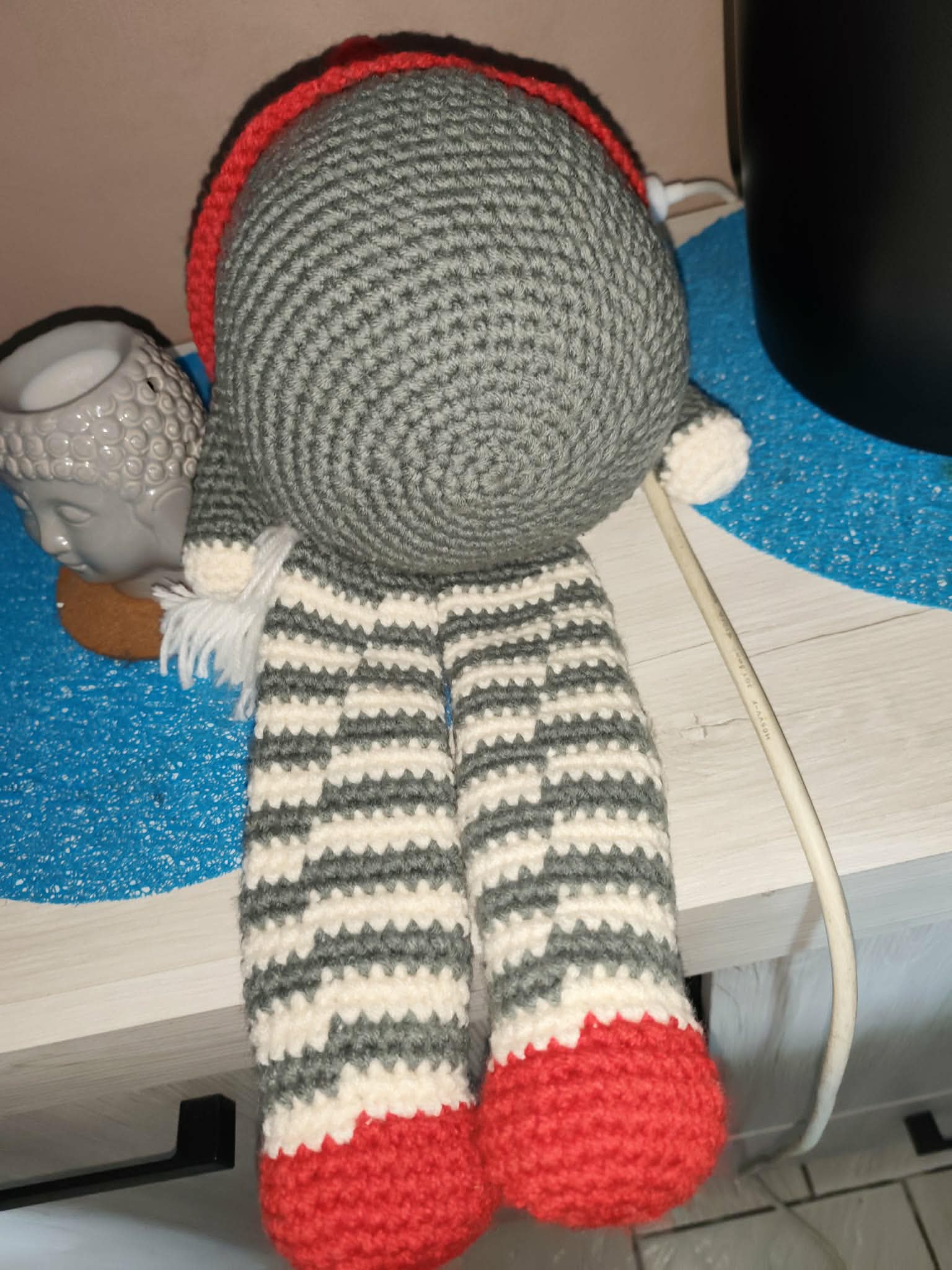 🎄 Gnome de Noël grand format au crochet