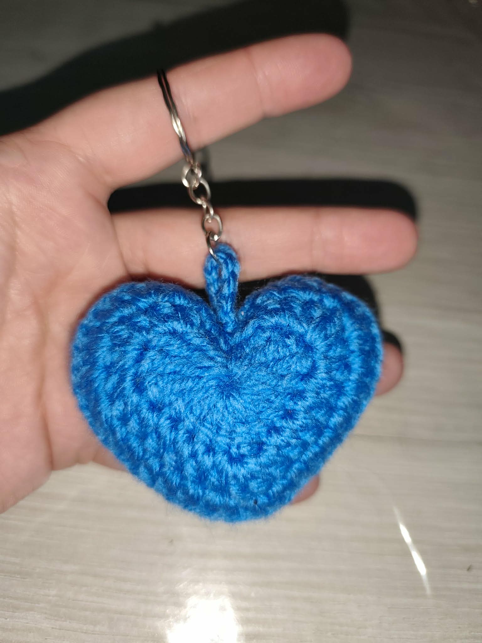 💗 Porte-clés cœur au crochet
