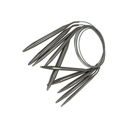 🧶 Aiguilles Circulaires en Acier Inox