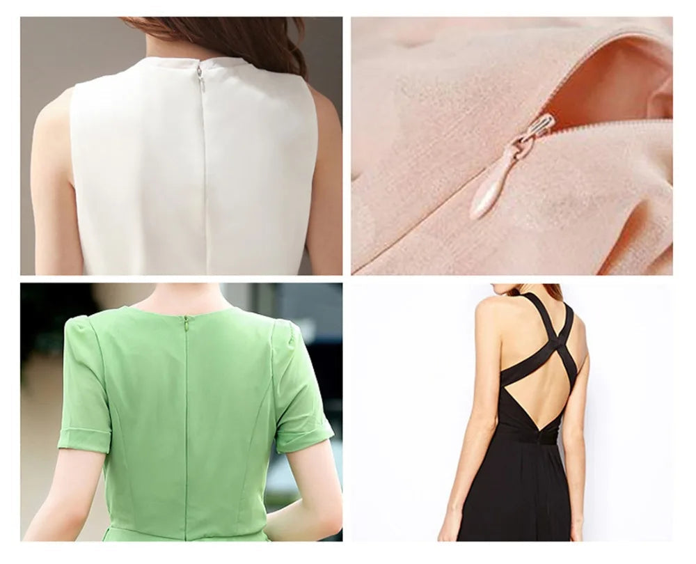 🧵 Lot de 10 Fermetures Éclair Invisibles