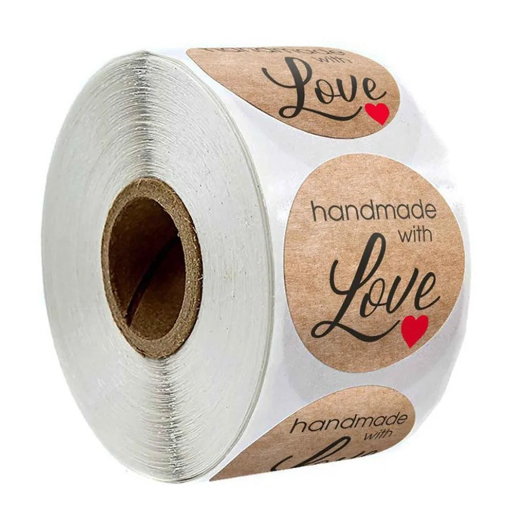 🧡 Stickers "Handmade With Love"
