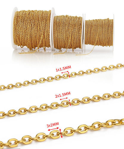 ✨ Chaîne en Acier Inoxydable 10 mètres