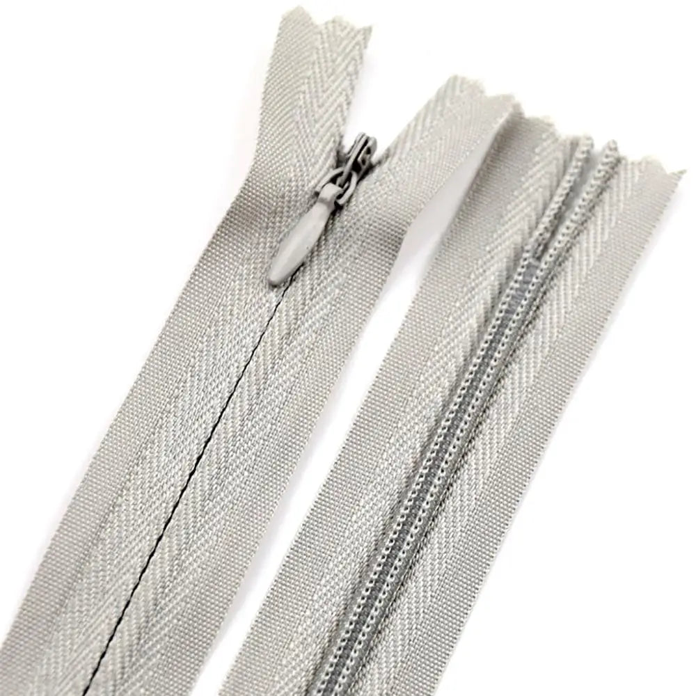 🧵 Lot de 10 Fermetures Éclair Invisibles