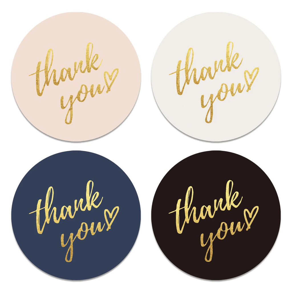 💙 Stickers “Thank You” – 50 à 500 pcs