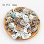 🐚 Lot de 50 Boutons en Nacre Naturelle