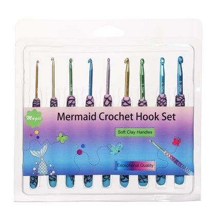 🧜♀️ Set de Crochets Petite Sirène Ergonomiques