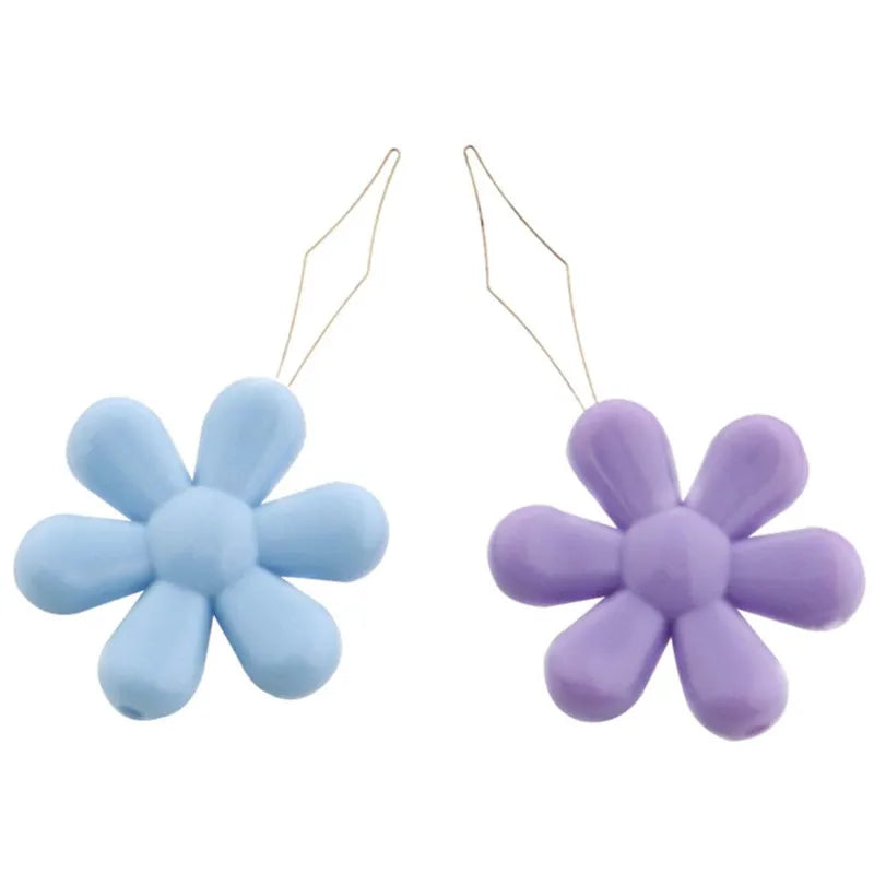 🌸 Lot de 10/20 Passe-Fils Faciles en Forme de Fleur 🧵