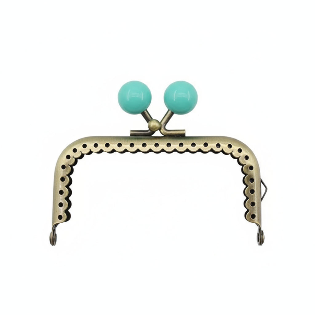 👜 Fermoir Métallique Carré 8,5 cm