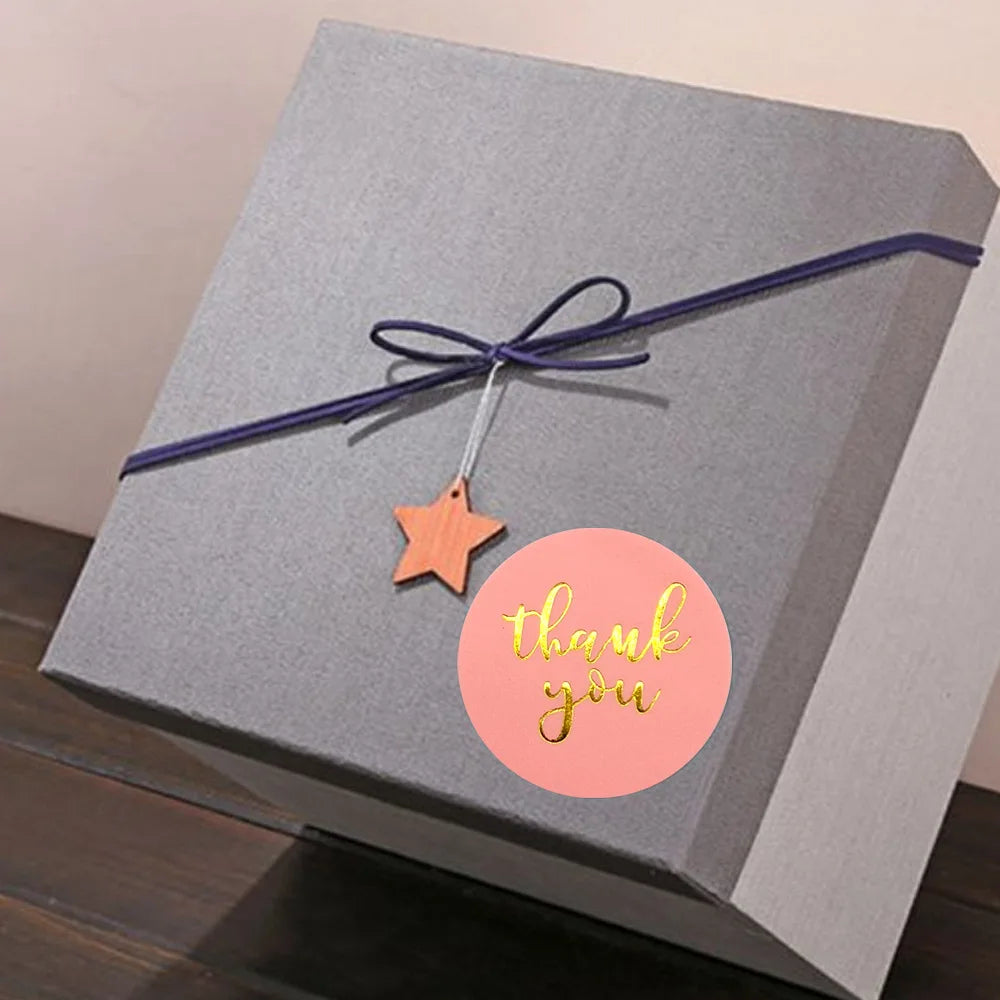 💙 Stickers “Thank You” – 50 à 500 pcs